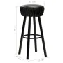 Kitchen stools 2 units black synthetic leather by vidaXL, Kitchen stools - Ref: Foro24-246730, Price: 128,19 €, Discount: %