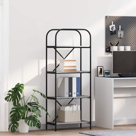Estante de libros Gris sonoma 60 x 30 x 146 cm