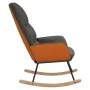 Dunkelgrauer Schaukelstuhl aus Stoff von vidaXL, Schaukelstühle - Ref: Foro24-341043, Preis: 116,23 €, Rabatt: %