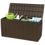 Caja de cojines marrón 270 L 117x45,5x57,5 cm de vidaXL, Cestas para almacenaje - Ref: Foro24-337905, Precio: 76,17 €, Descue...