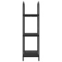 Estante de libros Roble negro 60 x 30 x 109 cm