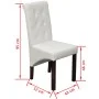 Esszimmerstühle 2 Einheiten aus weißem Kunstleder von vidaXL, Essstühle - Ref: Foro24-60624, Preis: 163,19 €, Rabatt: %