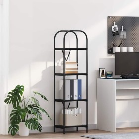 Estante de libros Roble negro 40 x 30 x 146 cm