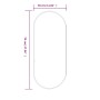 Espejo de pared ovalado negro 70x30 cm | Foro24.es | Tu tienda online para hogar, jardín y más Foro24.es