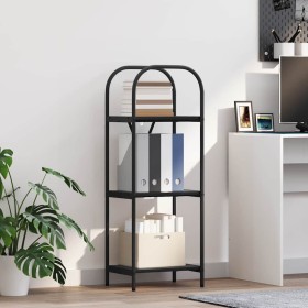 Estante de libros Roble negro 40 x 30 x 109 cm