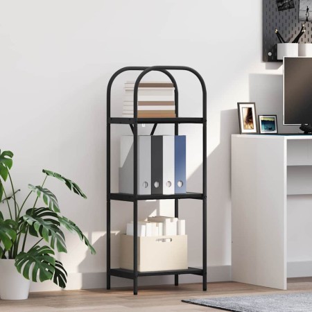 Estante de libros Roble negro 40 x 30 x 109 cm