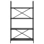 Estante de libros Roble negro 80 x 30 x 146 cm