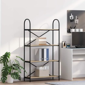 Estante de libros Roble Sonoma 80 x 30 x 146 cm