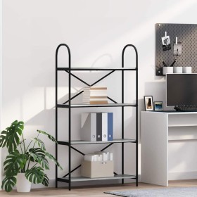 Estante de libros Gris sonoma 80 x 30 x 146 cm