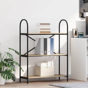 Estante de libros Roble Sonoma 80 x 30 x 109 cm