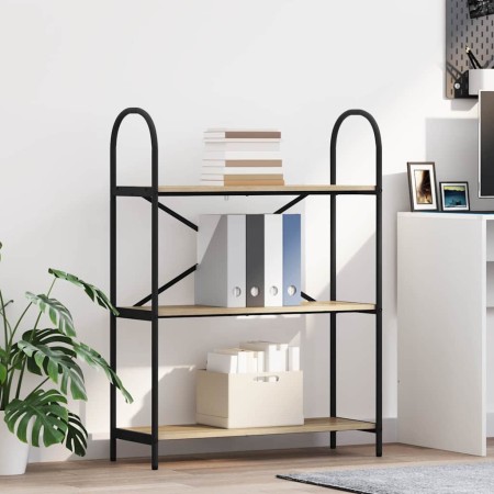 Estante de libros Roble Sonoma 80 x 30 x 109 cm