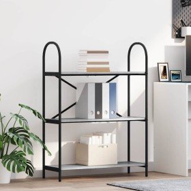 Estante de libros Gris sonoma 80 x 30 x 109 cm