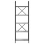 Estante de libros Gris sonoma 60 x 30 x 183 cm