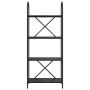 Estante de libros Roble negro 60 x 30 x 146 cm