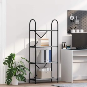 Estante de libros Gris sonoma 60 x 30 x 146 cm