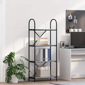 Estante de libros Gris sonoma 60 x 30 x 146 cm