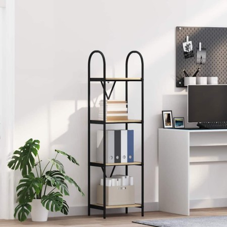 Estante de libros Roble Sonoma 40 x 30 x 146 cm