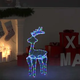 Weihnachtsrentier mit Netz 306 LED 60x24x89 cm von vidaXL, Weihnachtsbeleuchtung - Ref: Foro24-329825, Preis: 39,64 €, Rabatt: %