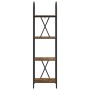 Estante de libros Roble ahumado 40 x 30 x 146 cm