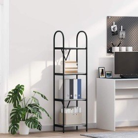 Estante de libros Gris sonoma 40 x 30 x 146 cm en Librerías y estanterías | Comprar online en Foro24