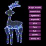 Christmas reindeer with mesh 306 LED 60x24x89 cm by vidaXL, Christmas lights - Ref: Foro24-329825, Price: 39,64 €, Discount: %