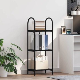 Estante de libros Roble negro 40 x 30 x 109 cm en Librerías y estanterías | Comprar online en Foro24