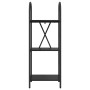 Estante de libros Roble negro 40 x 30 x 109 cm