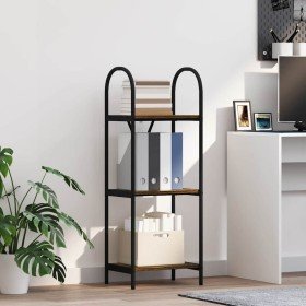 Estante de libros Roble ahumado 40 x 30 x 109 cm en Librerías y estanterías | Comprar online en Foro24