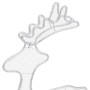 Christmas reindeer with mesh 306 LED 60x24x89 cm by vidaXL, Christmas lights - Ref: Foro24-329825, Price: 39,64 €, Discount: %