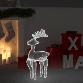 Christmas reindeer with mesh 306 LED 60x24x89 cm by vidaXL, Christmas lights - Ref: Foro24-329823, Price: 39,64 €, Discount: %