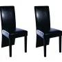 Dining chairs 2 units black synthetic leather by vidaXL, dining chairs - Ref: Foro24-60249, Price: 132,52 €, Discount: %