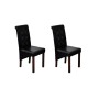 Esszimmerstühle 2 Einheiten aus schwarzem Kunstleder von vidaXL, Essstühle - Ref: Foro24-60623, Preis: 193,61 €, Rabatt: %