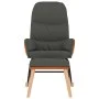 Rocking chair with footrest in dark gray fabric by vidaXL, Rocking chairs - Ref: Foro24-3097402, Price: 145,21 €, Discount: %