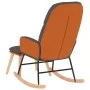 Rocking chair with footrest in dark gray fabric by vidaXL, Rocking chairs - Ref: Foro24-3097402, Price: 145,21 €, Discount: %