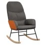Rocking chair with footrest in dark gray fabric by vidaXL, Rocking chairs - Ref: Foro24-3097402, Price: 145,21 €, Discount: %