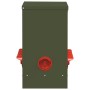 Comedero para pollos 2 pcs Verde Oliva 60.5 x 29 x 51 cm