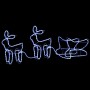 Christmas garden decoration reindeer and sleigh 576 LEDs by vidaXL, Christmas lights - Ref: Foro24-329811, Price: 38,78 €, Di...