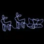 Decoración navideña para jardín renos y trineo 576 LEDs de vidaXL, Luces de Navidad - Ref: Foro24-329811, Precio: 38,45 €, De...