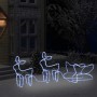 Christmas garden decoration reindeer and sleigh 576 LEDs by vidaXL, Christmas lights - Ref: Foro24-329811, Price: 38,78 €, Di...