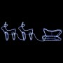 Christmas garden decoration reindeer and sleigh 576 LEDs by vidaXL, Christmas lights - Ref: Foro24-329811, Price: 38,78 €, Di...