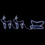 Christmas garden decoration reindeer and sleigh 576 LEDs by vidaXL, Christmas lights - Ref: Foro24-329811, Price: 38,45 €, Di...