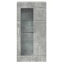 Mueble de pared con estante Gris hormigón 55 x 29 x 100 cm