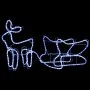 Christmas decoration for garden reindeer and sleigh 252 LEDs by vidaXL, Christmas lights - Ref: Foro24-329873, Price: 28,10 €...
