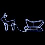Christmas decoration for garden reindeer and sleigh 252 LEDs by vidaXL, Christmas lights - Ref: Foro24-329873, Price: 28,34 €...