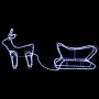 Christmas decoration for garden reindeer and sleigh 252 LEDs by vidaXL, Christmas lights - Ref: Foro24-329873, Price: 28,10 €...