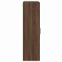 Mueble de pared con estante Marrón roble 55 x 29 x 100 cm