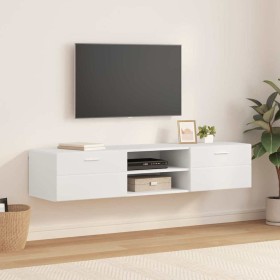 Gabinete de TV Blanco 150 x 39 x 30 cm Madera contrachapada
