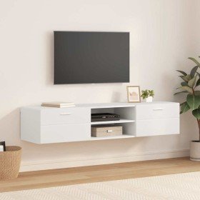 Gabinete de TV Blanco 150 x 39 x 30 cm Madera contrachapada