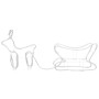 Christmas decoration for garden reindeer and sleigh 252 LEDs by vidaXL, Christmas lights - Ref: Foro24-329873, Price: 28,34 €...
