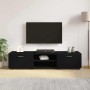 Gabinete de TV Negro 150 x 39 x 30 cm Madera contrachapada